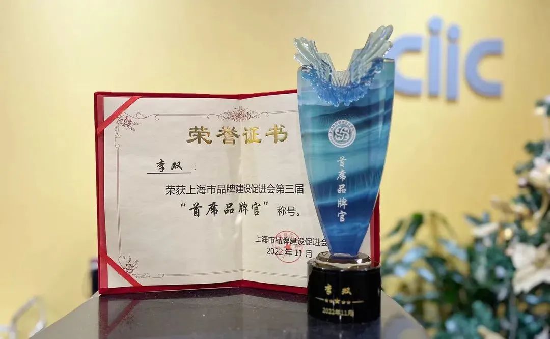 中智股份黨委書記、副總經(jīng)理李雙當(dāng)選“首席品牌官”